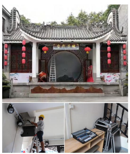 嶺南印象園練溪戲臺工程