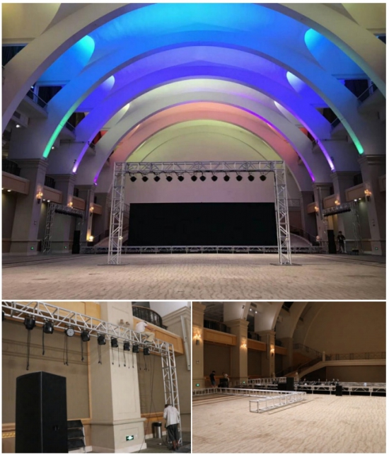 廣州流花展貿中心5號館燈光音響安裝調試工程